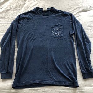 Blue Ivory Ella long sleeve shirt Size M